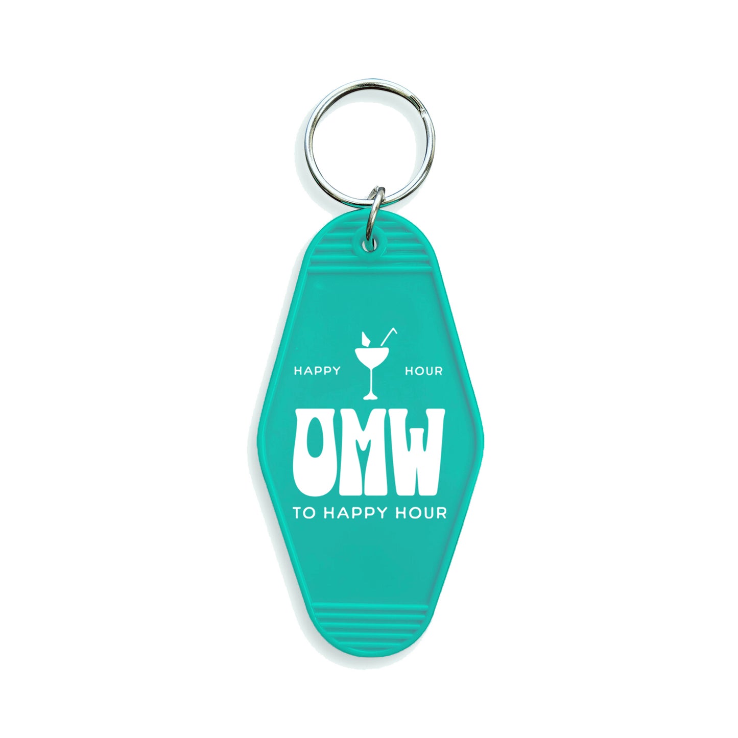OMW to Happy Hour Motel Keychain