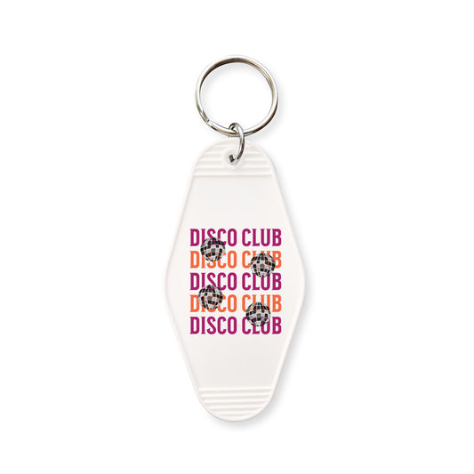 Disco Club Motel Keychain