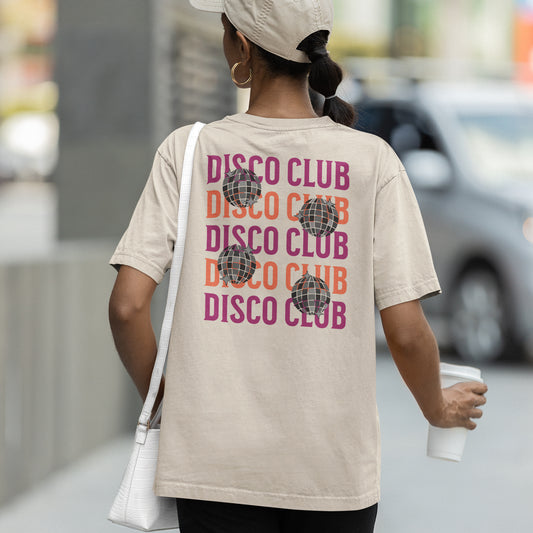 Disco Club Front and Back Shirt