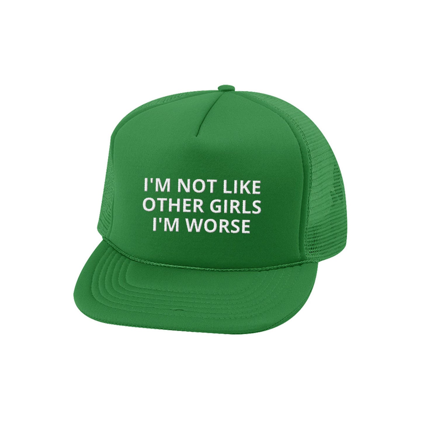 I'm Worse Trucker Summer Mesh Cap