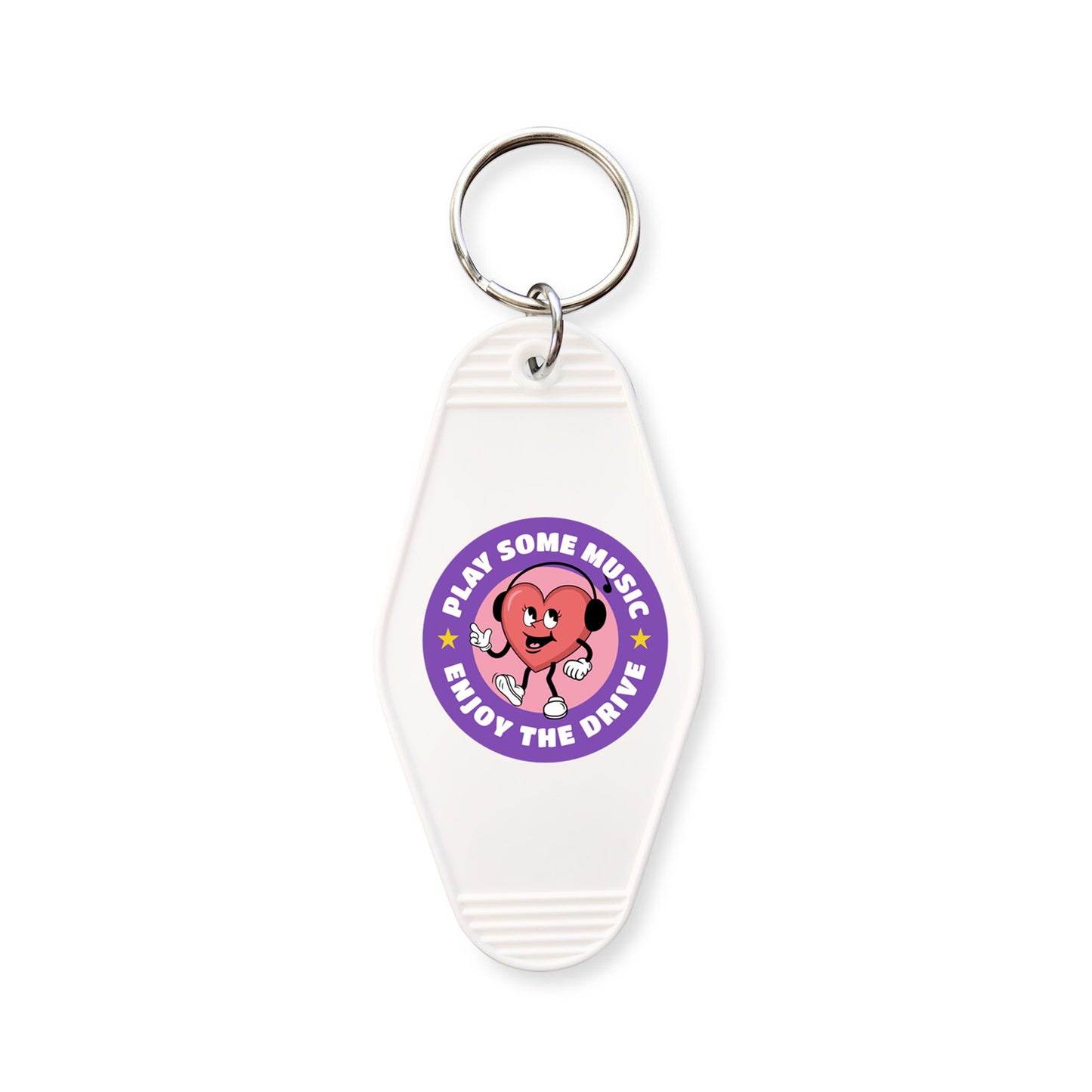 Play Some Music Motel Keychain