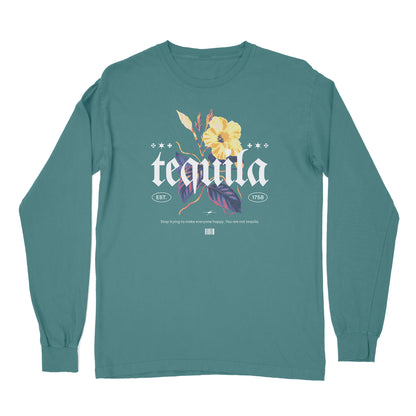 Tequila Hibiscus Long Sleeve Shirt