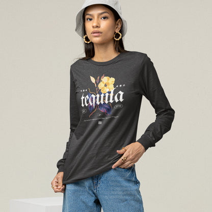 Tequila Hibiscus Long Sleeve Shirt